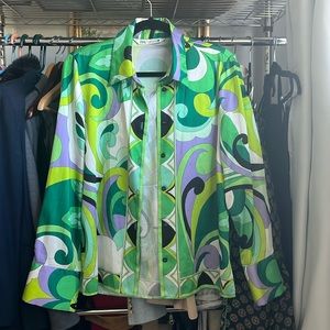 Multicolor Button Up Shirt